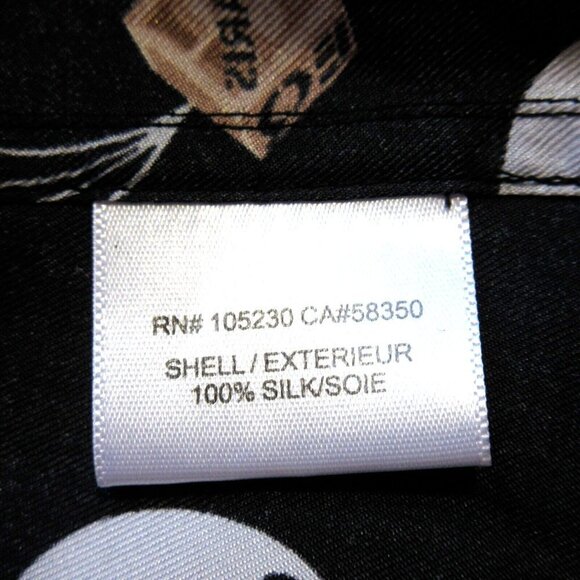 NWT Equipment Adalyn in True Black Parachute Crate Paris Revolution Silk Shirt S - Picture 4 of 7